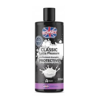 Ronney Classic Latte Pleasure Professional Shampoo Protective ochronny szampon do wszystkich rodzajów włosów (300 ml)