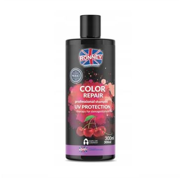 Ronney Color Repair Professional Shampoo UV Protection szampon chroniący kolor z ekstraktem z wiśni (300 ml)