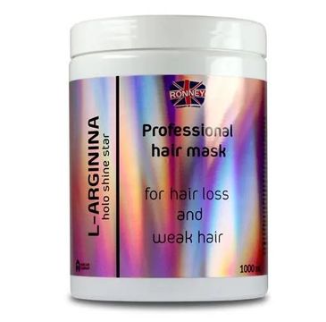 Ronney L-Arginina Holo Shine Star Professional Hair Mask maska do włosów wypadających 1000ml