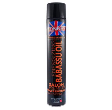 Ronney Professional Hair Spray Energizing Babassu Oil utrwalający lakier do włosów (750 ml)