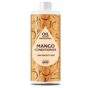 Ronney Professional Oil System Low Porosity Hair odżywka do włosów niskoporowatych Mango 1000ml