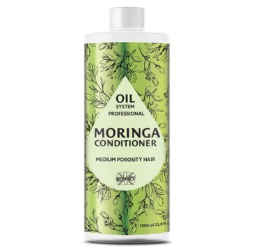 Ronney Professional Oil System Medium Porosity Hair odżywka do włosów średnioporowatych Moringa 1000ml