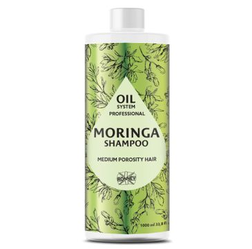 Ronney Professional Oil System Medium Porosity Hair szampon do włosów średnioporowatych Moringa 1000ml