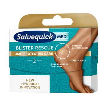 Salvequick – Blister Rescue plastry na pęcherze na piętach (5 szt.)