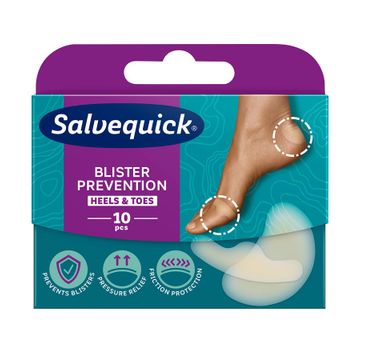 Salvequick Plastry Foot Care na pęcherze i otarcia 1 op. - 10 szt.