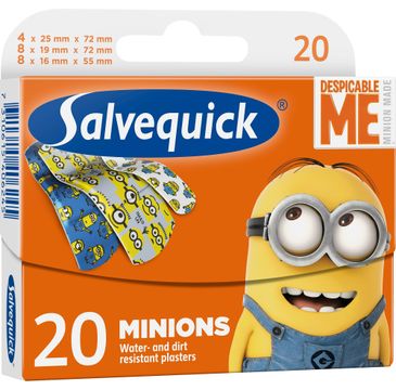 Salvequick plastry Minions dla dzieci 1 op.- 20 szt.