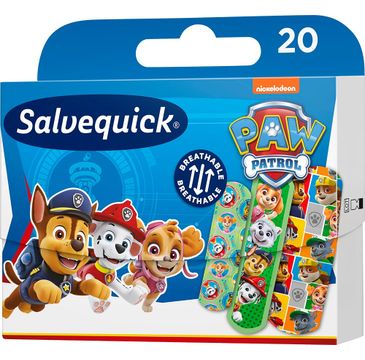 Salvequick Plastry opatrunkowe dla dzieci Paw Patrol (1op.- 20 szt.)