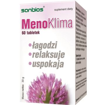 Sanbios Menoklima suplement diety 60 tabletek