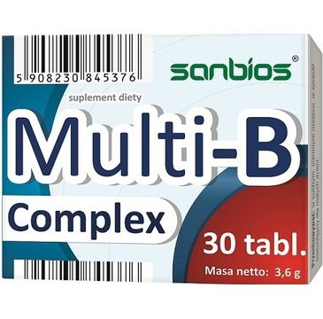 Sanbios Multi-B Complex suplement diety 30 tabletek