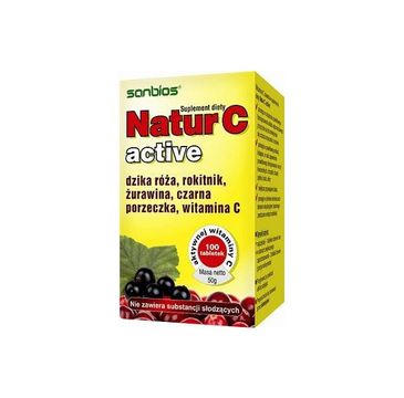 Sanbios Nature C Active suplement diety 100 tabletek