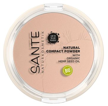 Sante Natural Compact Powder naturalny puder prasowany 01 Cool Ivory 9g