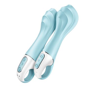 Satisfyer Air Pump Vibrator 5+ wibrator z pompką Light Blue