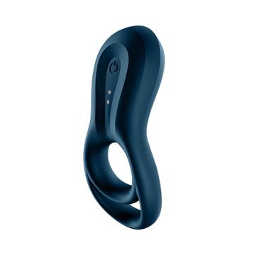 Satisfyer Epic Duo wibrujący pierścień na penisa Dark Blue