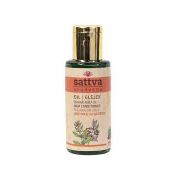 Sattva Ayurveda Brahmi Amla Oil ziołowy olejek do skóry głowy przyspieszający wzrost włosów (100 ml)