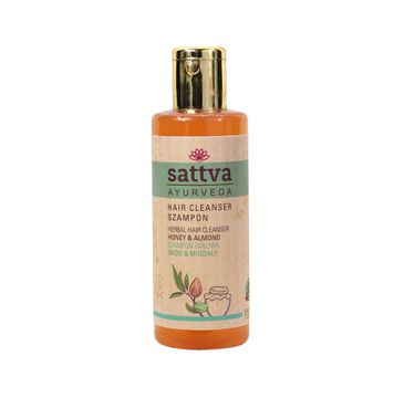 Sattva – Hair Cleanser szampon ziołowy Honey & Almond (210 ml)