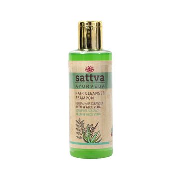 Sattva – Hair Cleanser szampon ziołowy Neem & Aloe Vera (210 ml)