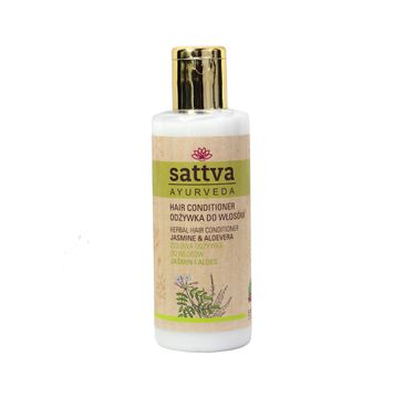 Sattva Herbal Hair Conditioner od偶ywka do w艂os贸w Jasmine & Aloevera (210 ml)