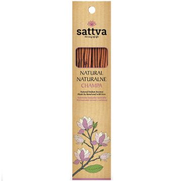 Sattva Natural Indian Incense naturalne indyjskie kadzidełko Champa (15 szt.)