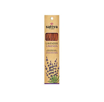 Sattva Natural Indian Incense naturalne indyjskie kadzidełko Lawenda 15szt