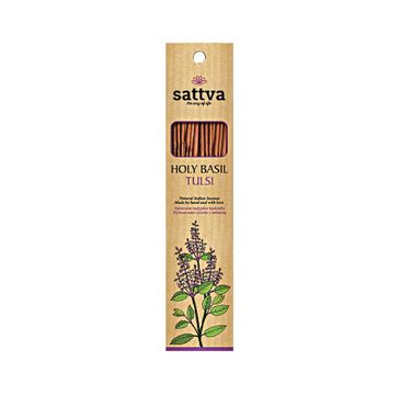 Sattva Natural Indian Incense naturalne indyjskie kadzidełko Tulsi 15szt