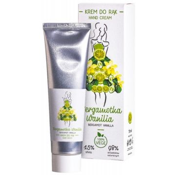Scandia Hand Cream krem do rąk 15% shea Bergamotka Vanilla 70ml