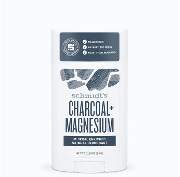 Schmidt's Natural Deodorant naturalny dezodorant w sztyfcie Węgiel i Magnez (58 ml)
