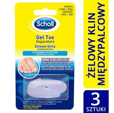 Scholl Gelactiv kliny międzypalcowe 3 szt.