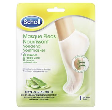 Scholl Nourishing Foot Mask maska do stóp z aloesem 1 para