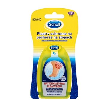 Scholl Plastry ochronne na pęcherze na stopach (5 szt)