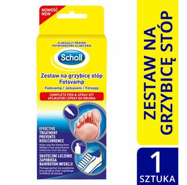 Scholl Problemy Stóp zestaw przeciw grzybicy stóp 1 szt.