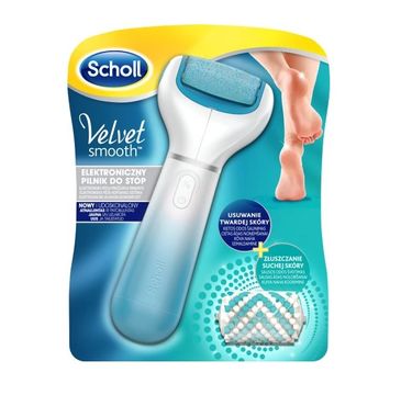 Scholl Velvet Smooth elektroniczny pilnik do stóp z kryształkami diamentów