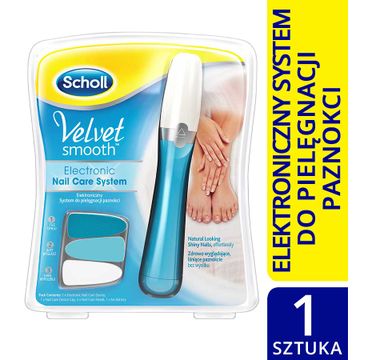 Scholl Velvet Smooth elektroniczny system do pielęgnacji paznokci