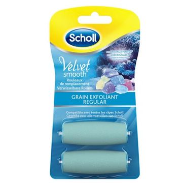 Scholl Velvet Smooth Express Pedi Crystal Diamonds Exfoliating Grain wkłady do elektrycznego pilnika 2szt.