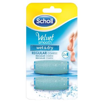 Scholl Velvet Smooth "Wet&Dry" 2 wymienne głowice do elektrycznego pilnika do stóp