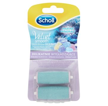 Scholl Velvet Smooth™  Gruboziarnista oraz Delikatnie wygładzająca głowica obrotowa z Kryształkami Diamentów 1 op. - 2 szt.