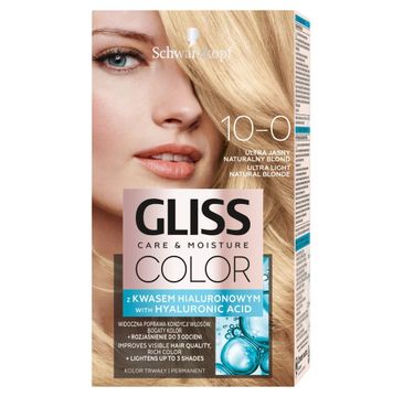 Schwarzkopf Gliss Color Care & Moisture Farba do włosów 10-0 ultra jasny naturalny blond