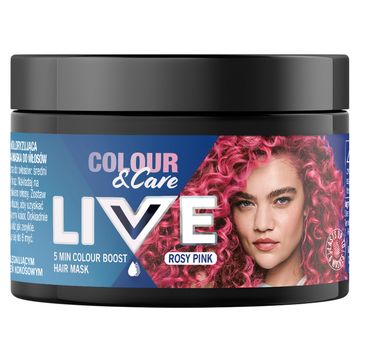 Schwarzkopf Live Colour&Care 5 minutowa koloryzująca i pielęgnująca maska do włosów Rosy Pink 150ml