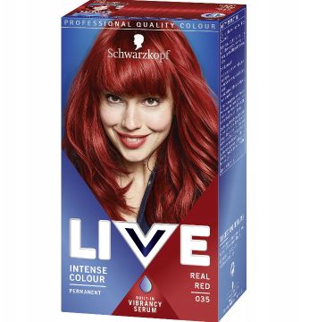 Schwarzkopf Live Intense Colour farba do włosów 035 Real Red (1 op.)