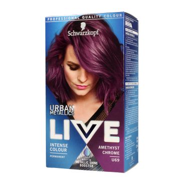 Schwarzkopf Live Urban Metallics Amethyst Chrome U69 farba trwała do włosów