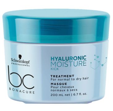 Schwarzkopf Professional BC Bonacure Hyaluronic Moisture Kick Treatment nawilżająca maska do włosów normalnych i suchych (200 ml)