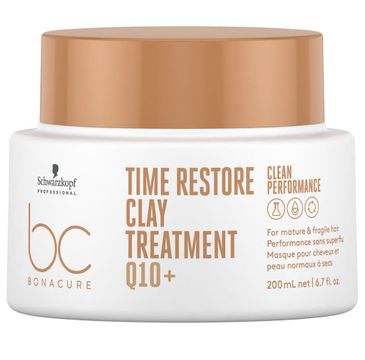 Schwarzkopf Professional BC Bonacure Time Restore Clay Treatment wzmacniająca maska glinkowa do włosów dojrzałych i kruchych 200ml