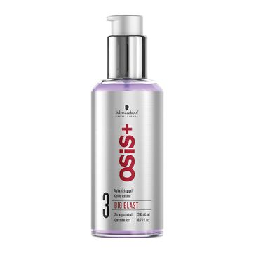 Schwarzkopf Professional Osis+ Big Blast Volumizing Gel żel do włosów nadający objętości 3 Strong Control (200 ml)