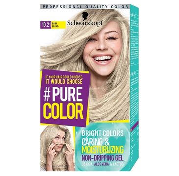 Schwarzkopf Pure Color farba do włosów w żelu nr 10.21 Baby Blond