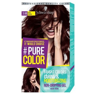 Schwarzkopf Pure Color farba do włosów w żelu nr 3.68 Dark Cherry