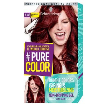 Schwarzkopf Pure Color farba do włosów w żelu nr 6.88 Raspberry Red