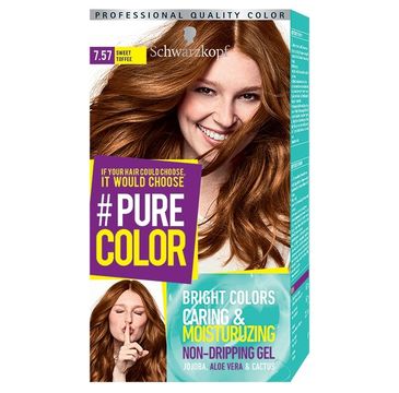 Schwarzkopf Pure Color farba do włosów w żelu nr 7.57 Sweet Toffee