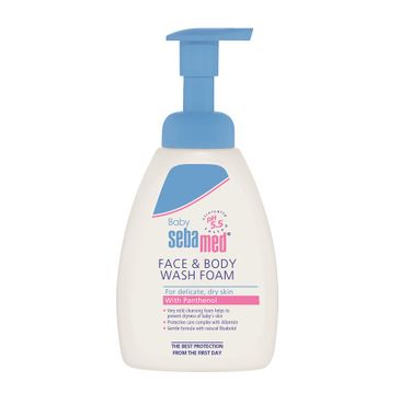 Sebamed Baby Face & Body Wash Foam delikatna pianka do mycia ciała i twarzy dla dzieci 400ml