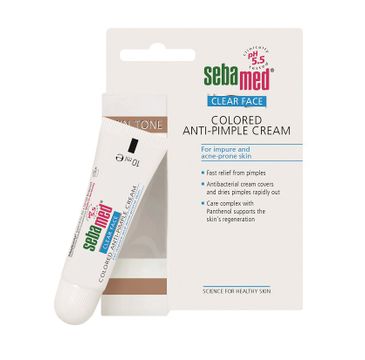 Sebamed Clear Face Colored Anti-Pimple Cream koloryzujący krem przeciw wypryskom 10ml