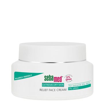 Sebamed Extreme Dry Skin Relief Face Cream 5% Urea kojący krem do cery bardzo suchej (50 ml)