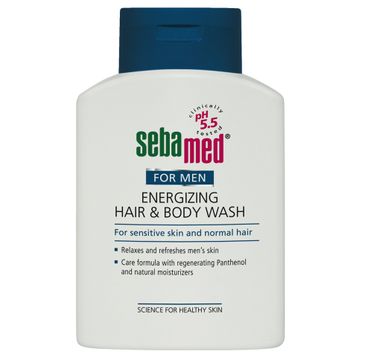 Sebamed For Men Energizing Hair & Body Wash żel do mycia ciała i włosów dla mężczyzn 200ml